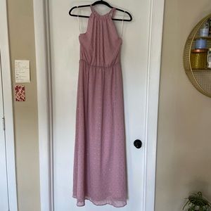 ModCloth Illuminated Elegance Chiffon Maxi Dress